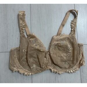 Empreinte Thalia Full Cup Bra Sz 36E Nude - Embroidered